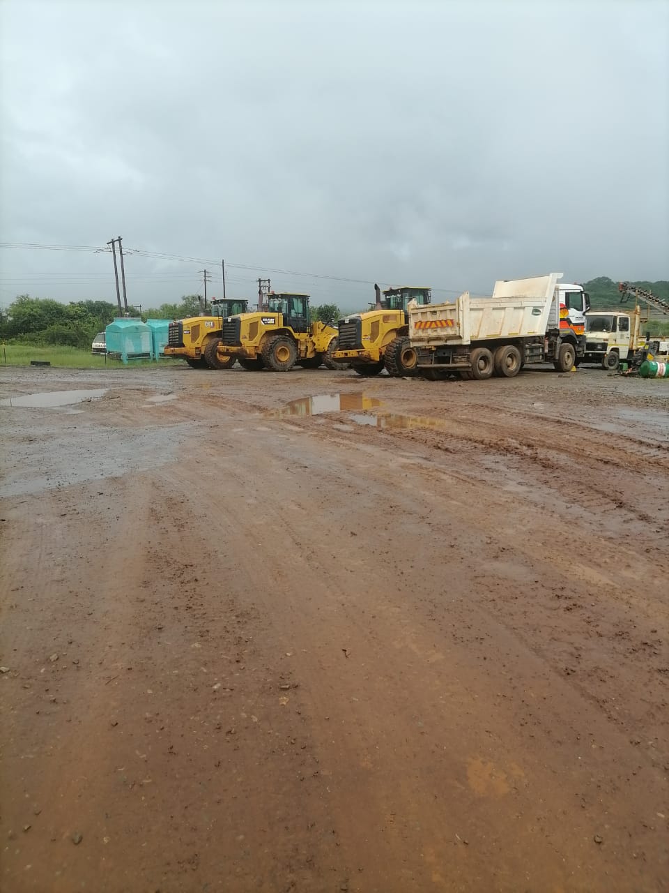 Heavy machinery for earth moving projects